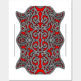 tribal batak motif 9 Posters and Art